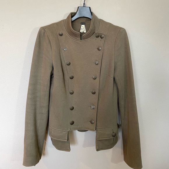FREE PEOPLE MILITARY JACKET - Picture 1 of 8